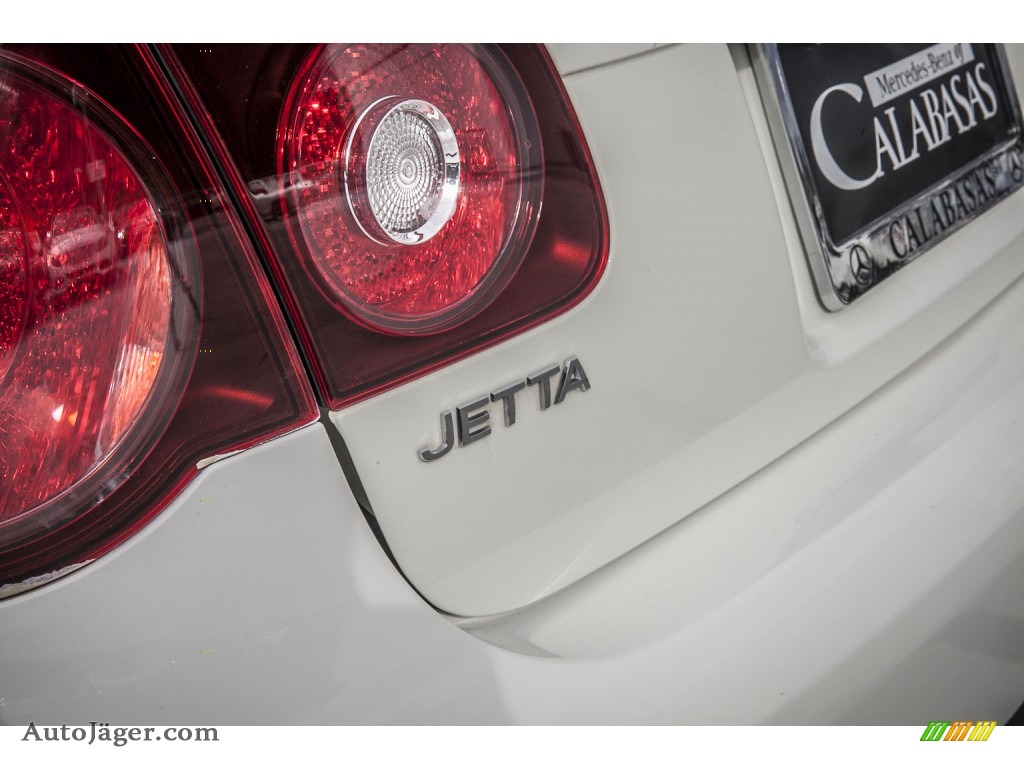 2008 Jetta SE Sedan - Campanella White / Pure Beige photo #7
