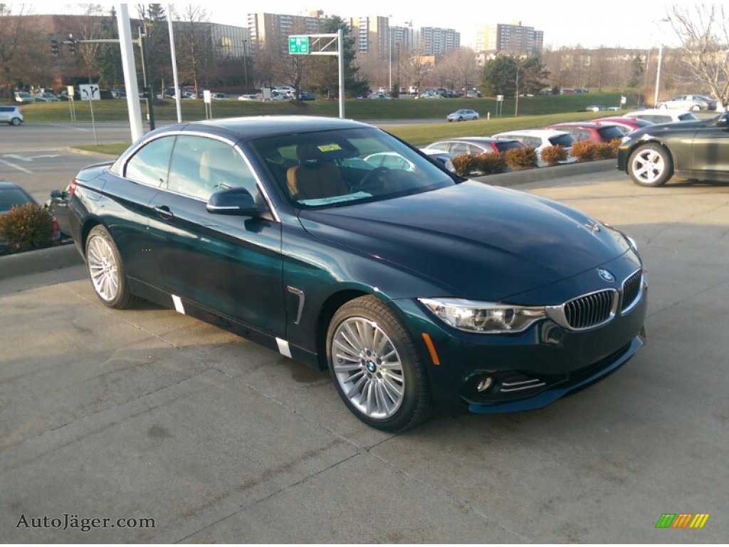 Midnight Blue Metallic / Saddle Brown BMW 4 Series 428i xDrive Convertible