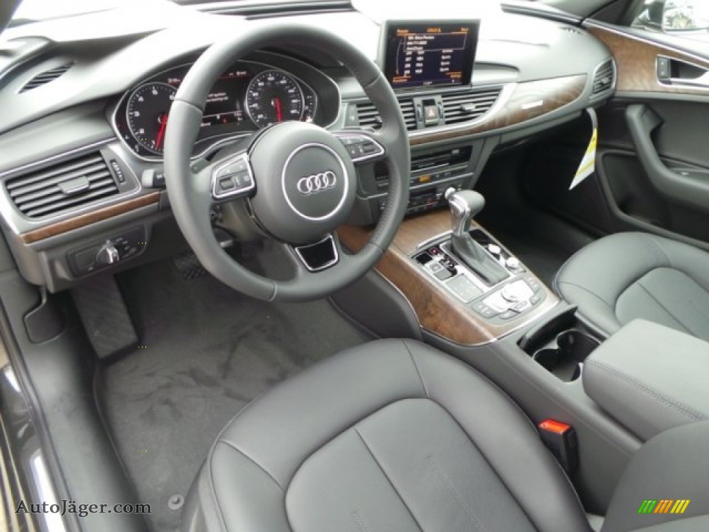 2015 A6 2.0T Premium Plus quattro Sedan - Oolong Gray Metallic / Black photo #11
