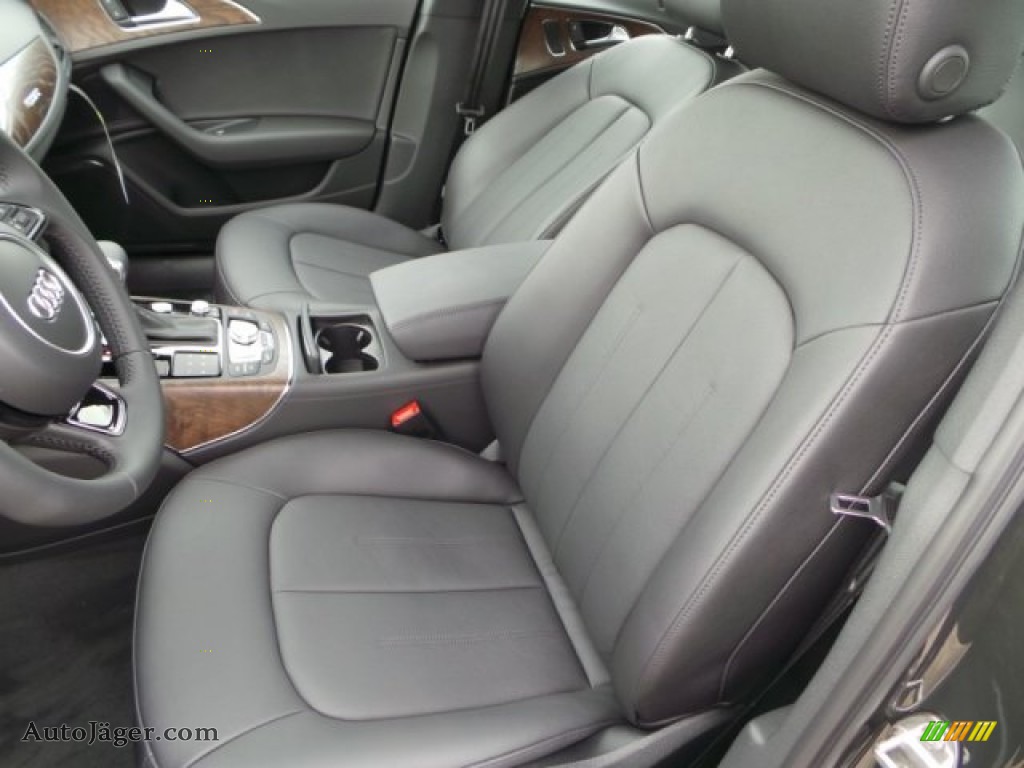 2015 A6 2.0T Premium Plus quattro Sedan - Oolong Gray Metallic / Black photo #12