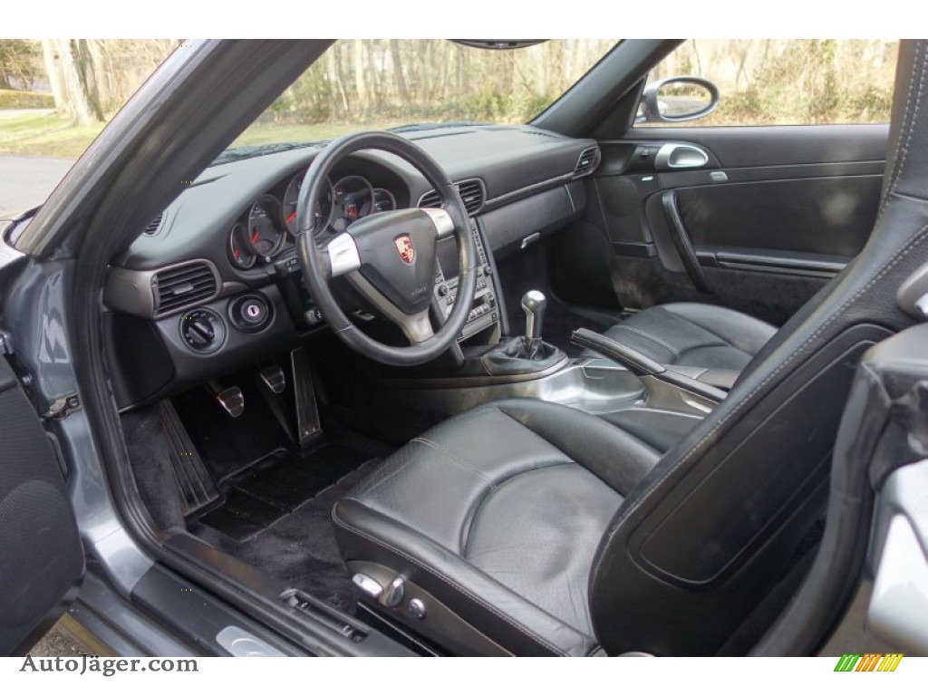 2006 911 Carrera Cabriolet - Seal Grey Metallic / Black photo #13