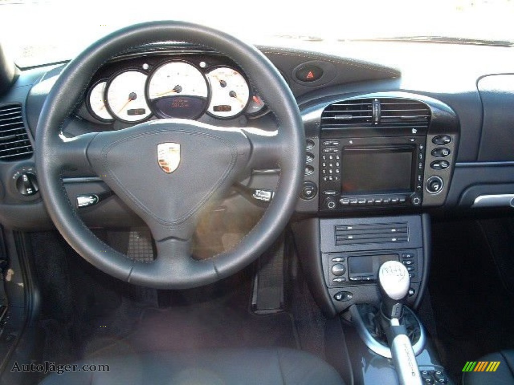 2004 911 Turbo Cabriolet - Slate Grey Metallic / Black photo #5