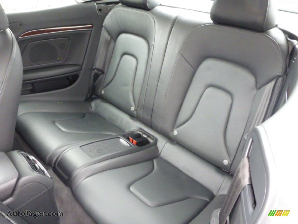 2010 A5 2.0T quattro Cabriolet - Ice Silver Metallic / Black photo #11