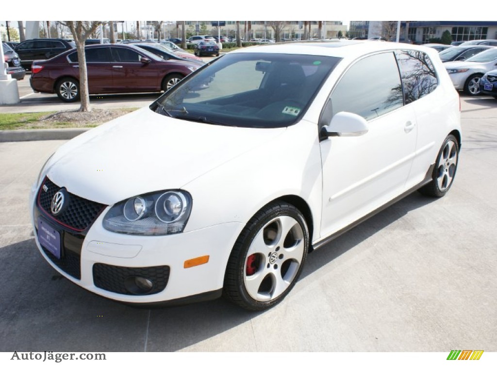 2009 GTI 2 Door - Candy White / Anthracite Black Leather photo #3