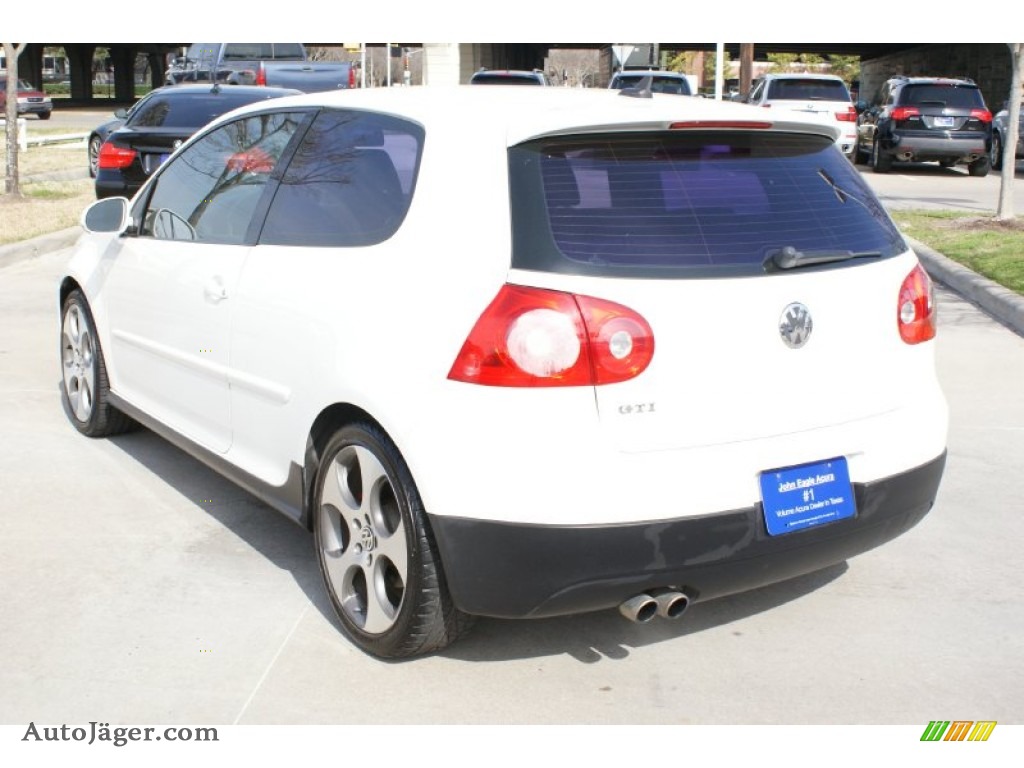 2009 GTI 2 Door - Candy White / Anthracite Black Leather photo #5