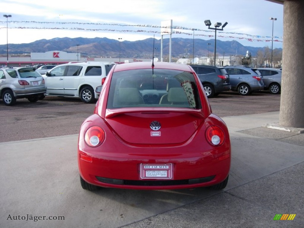 2006 New Beetle 2.5 Coupe - Salsa Red / Cream photo #4