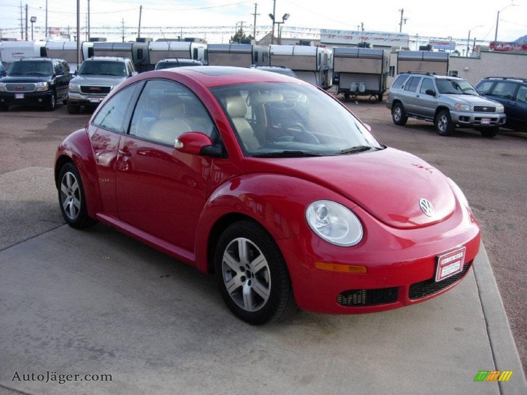 2006 New Beetle 2.5 Coupe - Salsa Red / Cream photo #7