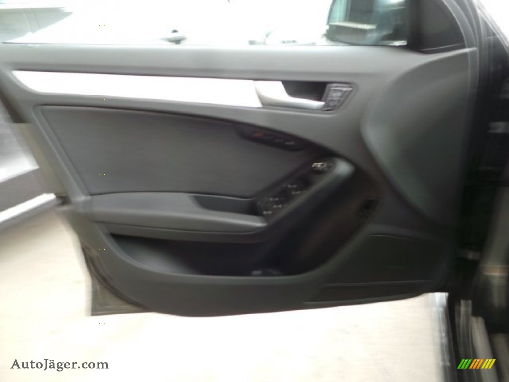 2012 A4 2.0T quattro Sedan - Monsoon Gray Metallic / Black photo #11