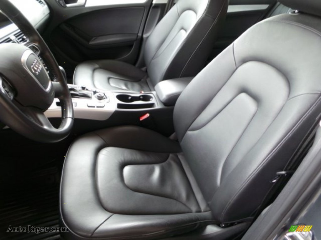 2012 A4 2.0T quattro Sedan - Monsoon Gray Metallic / Black photo #13