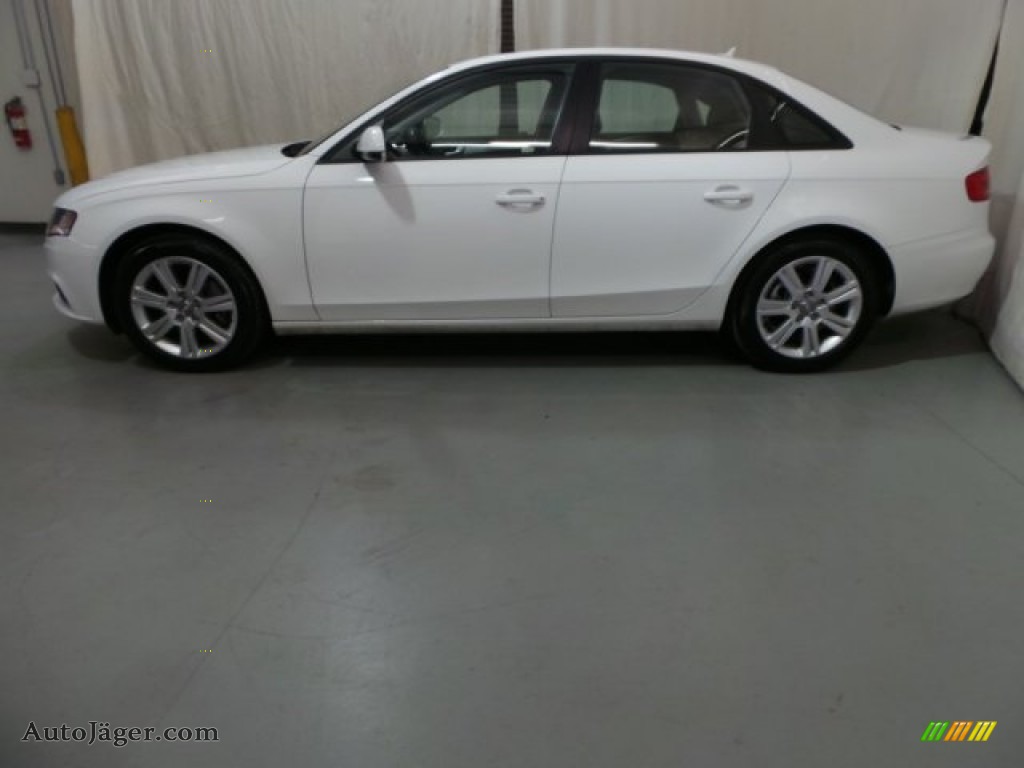 2011 A4 2.0T Sedan - Ibis White / Black photo #4