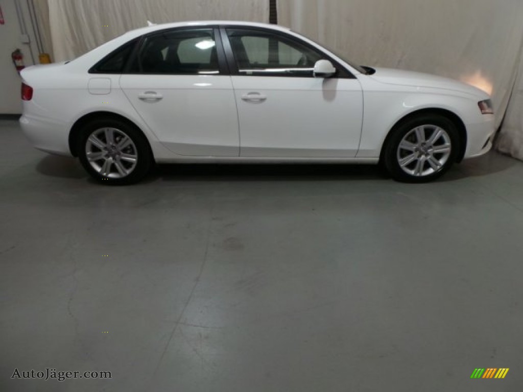 2011 A4 2.0T Sedan - Ibis White / Black photo #7