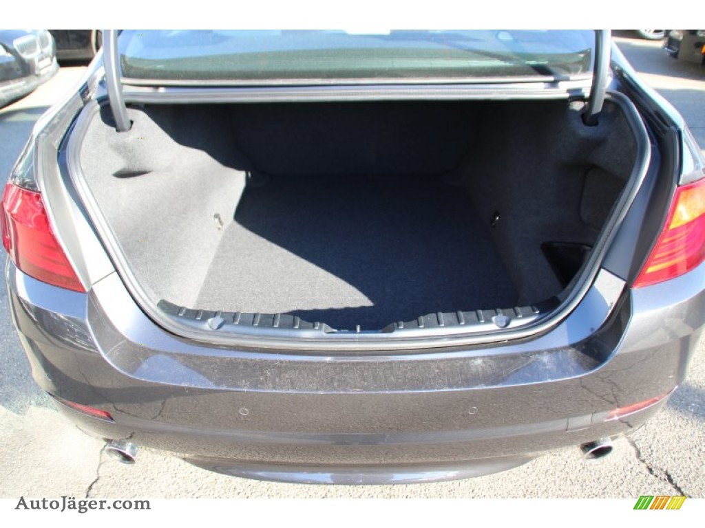 2012 5 Series 535i xDrive Sedan - Dark Graphite Metallic II / Oyster/Black photo #23