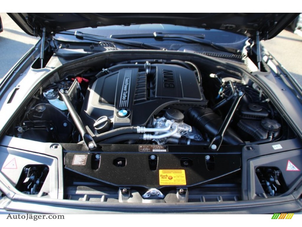 2012 5 Series 535i xDrive Sedan - Dark Graphite Metallic II / Oyster/Black photo #31