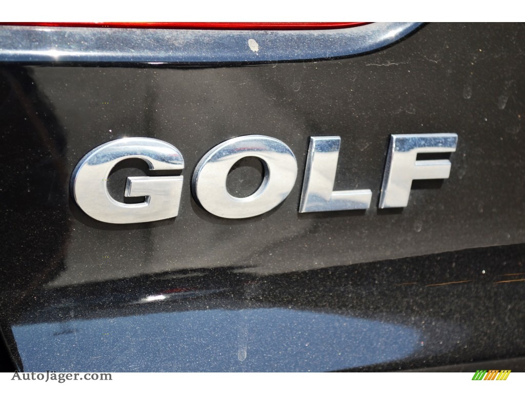 2012 Golf 4 Door - Black / Titan Black photo #6