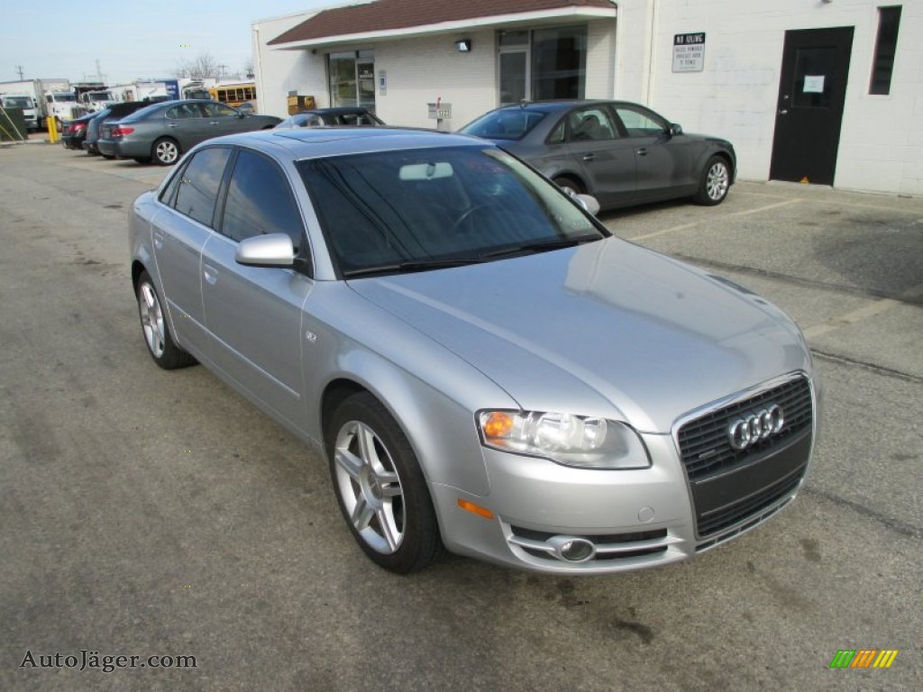 2007 Audi A4 2 0t Quattro Sedan In Light Silver Metallic