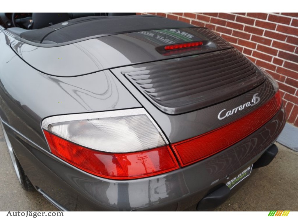 2004 911 Carrera 4S Cabriolet - Slate Grey Metallic / Black photo #37