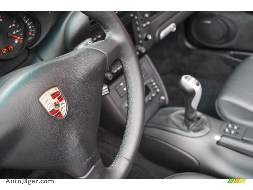 2004 911 Carrera 4S Cabriolet - Slate Grey Metallic / Black photo #45