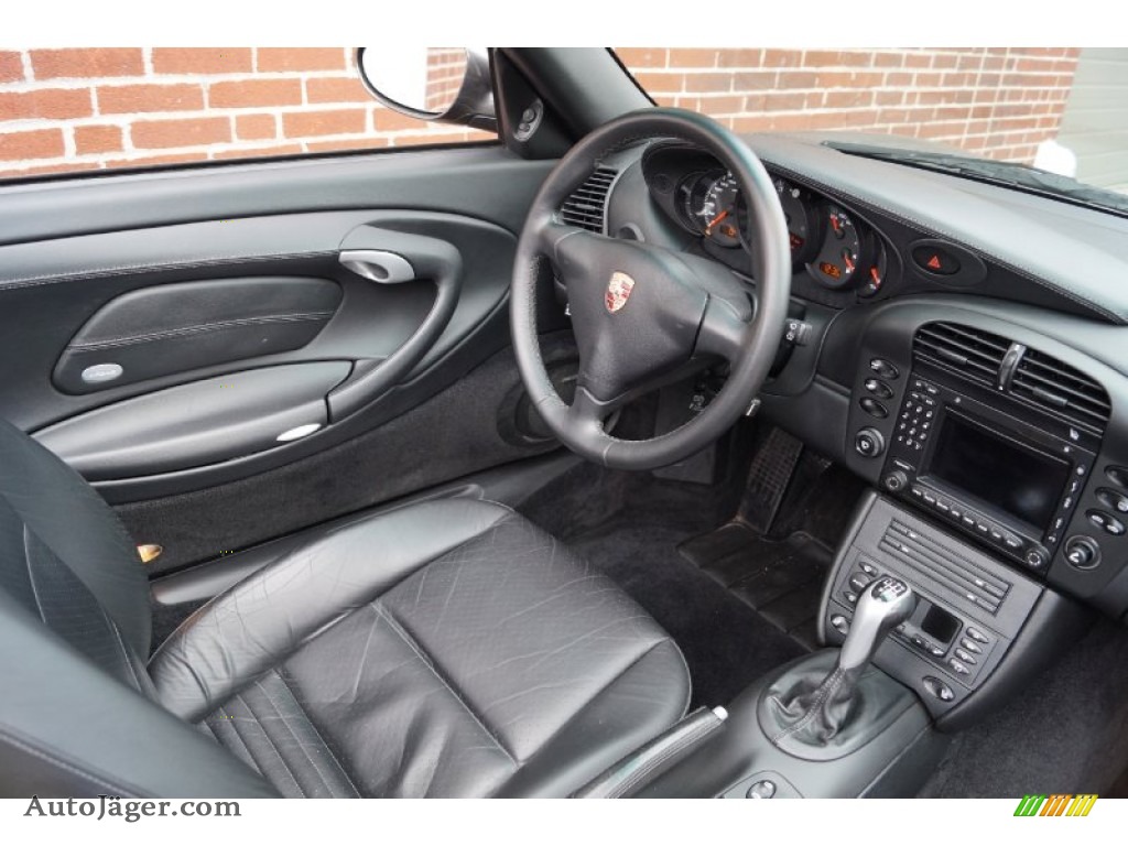 2004 911 Carrera 4S Cabriolet - Slate Grey Metallic / Black photo #47