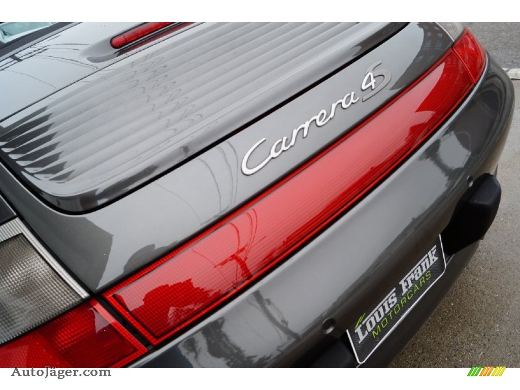 2004 911 Carrera 4S Cabriolet - Slate Grey Metallic / Black photo #87