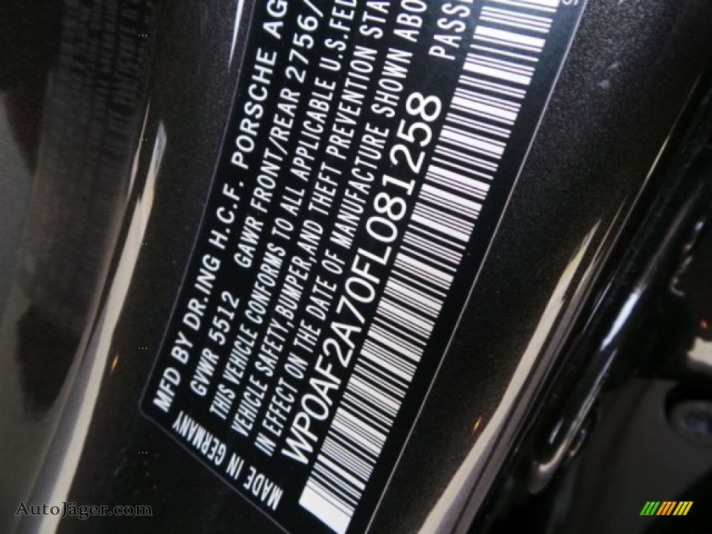 2015 Panamera GTS - Carbon Grey Metallic / Black/w Alcantara photo #31