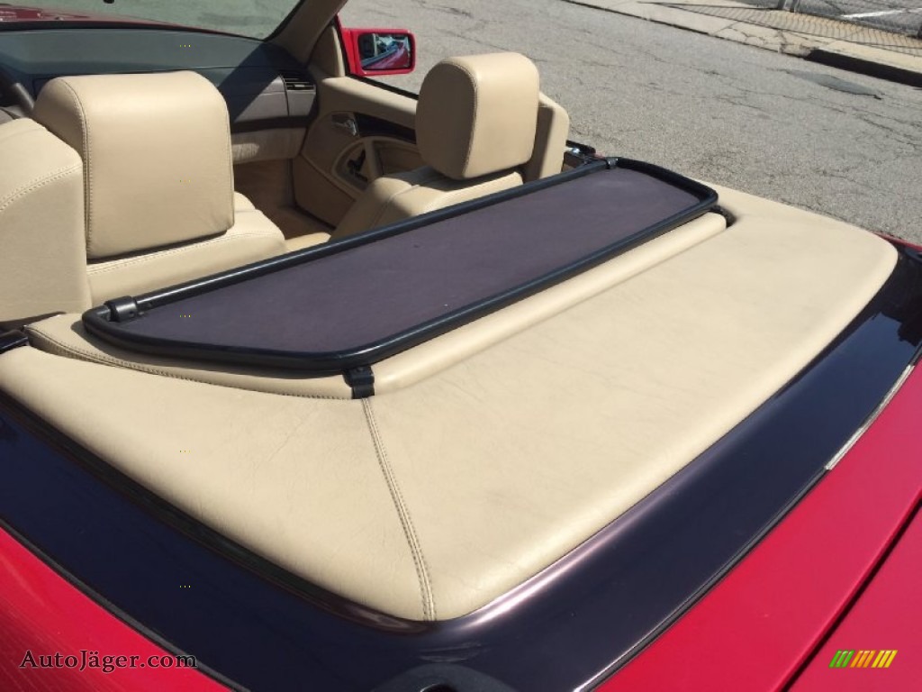 1996 SL 500 Roadster - Imperial Red / Parchment photo #60