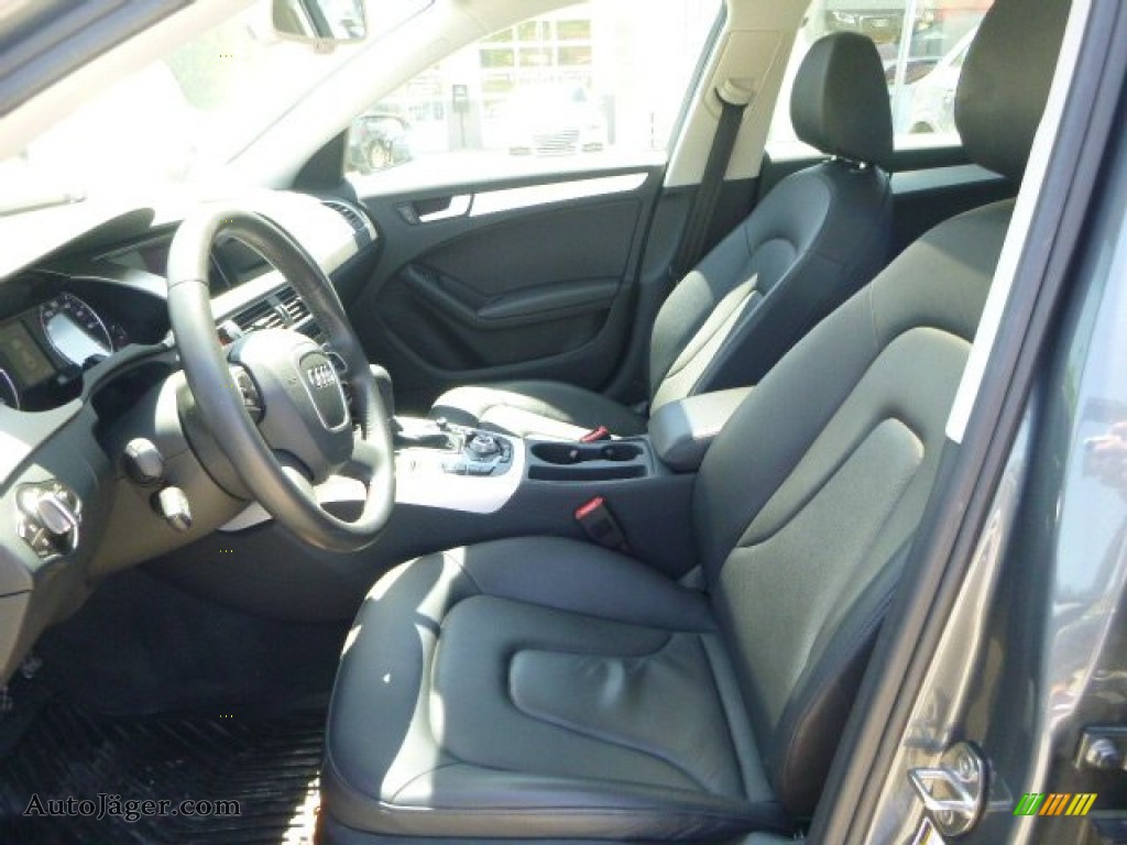 2012 A4 2.0T quattro Sedan - Monsoon Gray Metallic / Black photo #21