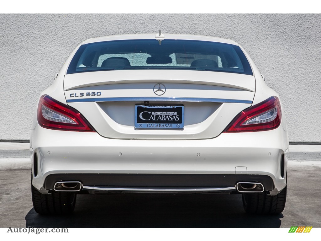 2015 CLS 550 Coupe - designo Diamond White Metallic / Black photo #4