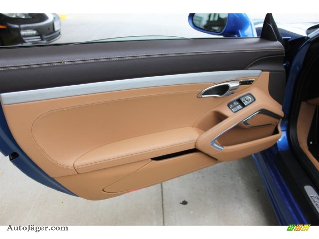 2015 911 Turbo Cabriolet - Sapphire Blue Metallic / Espresso/Cognac Natural Leather photo #14
