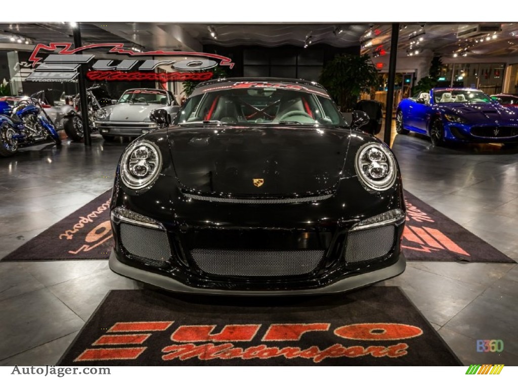 2015 911 GT3 - Jet Black Metallic / Black w/Alcantara photo #8