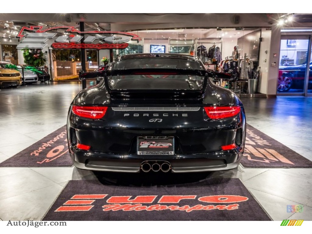 2015 911 GT3 - Jet Black Metallic / Black w/Alcantara photo #12