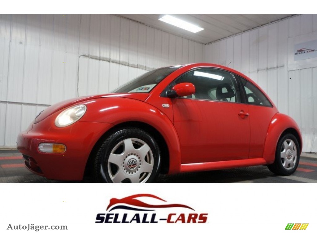 2001 New Beetle GLS Coupe - Uni Red / Black photo #1