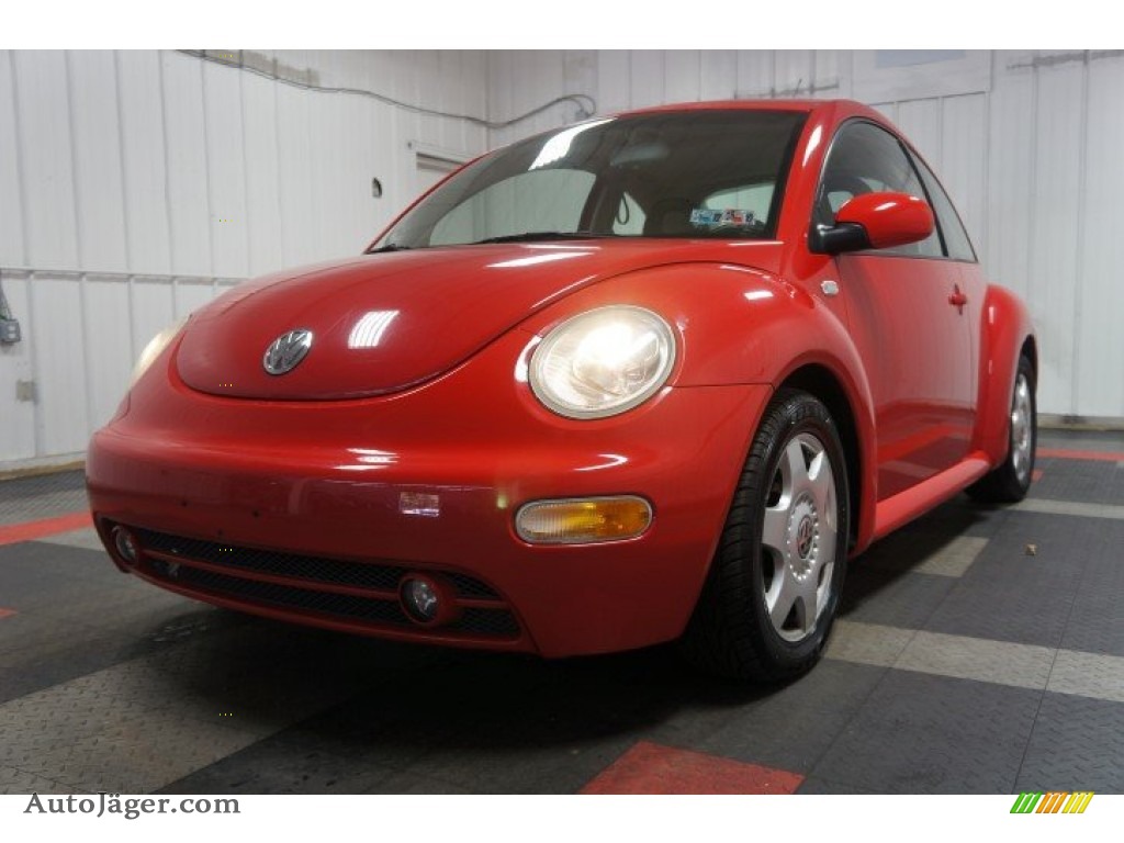 2001 New Beetle GLS Coupe - Uni Red / Black photo #3
