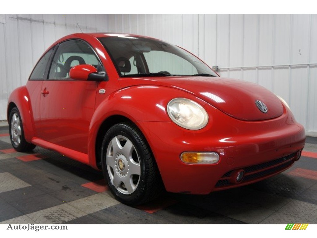 2001 New Beetle GLS Coupe - Uni Red / Black photo #5