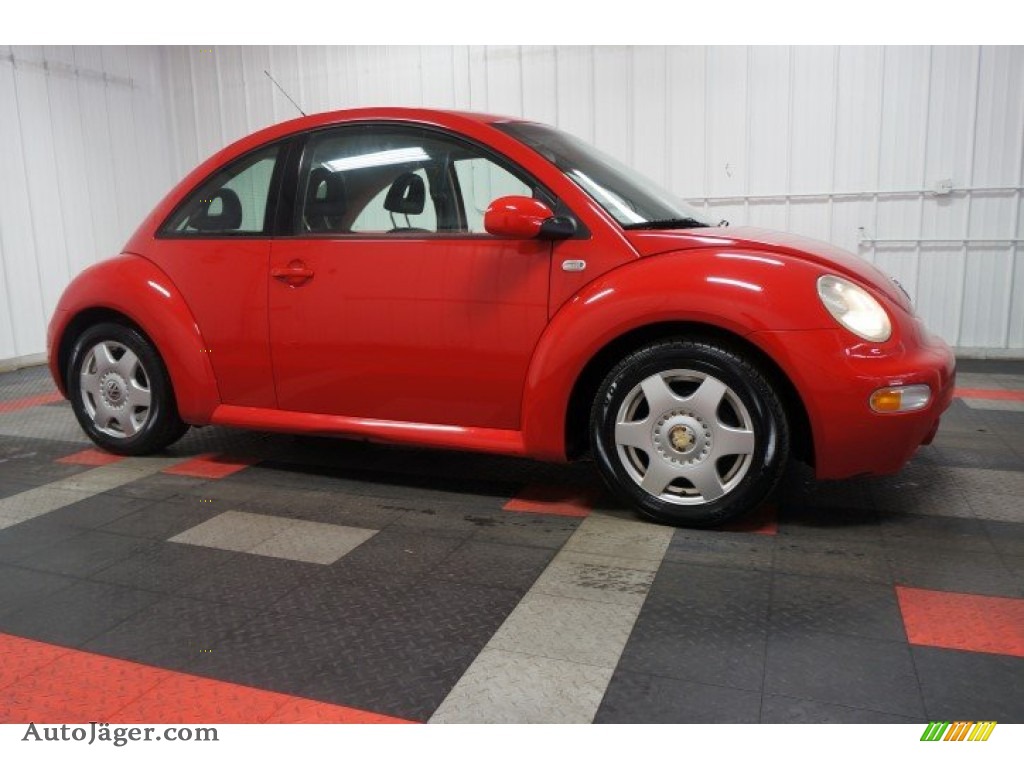 2001 New Beetle GLS Coupe - Uni Red / Black photo #6