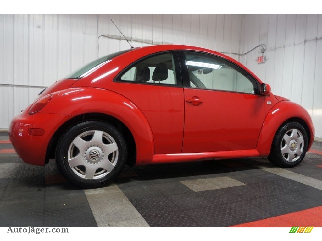 2001 New Beetle GLS Coupe - Uni Red / Black photo #7