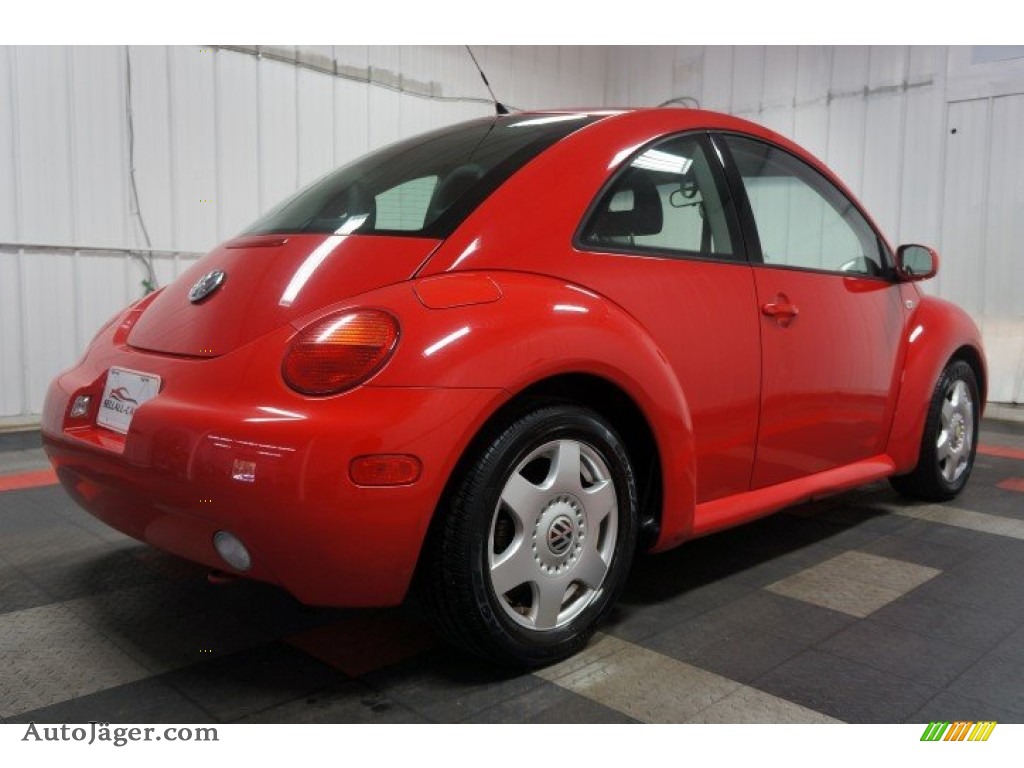 2001 New Beetle GLS Coupe - Uni Red / Black photo #8