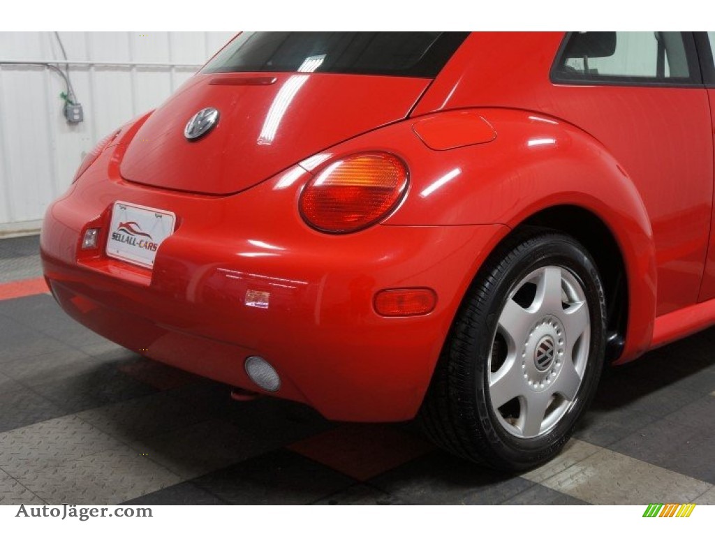 2001 New Beetle GLS Coupe - Uni Red / Black photo #50