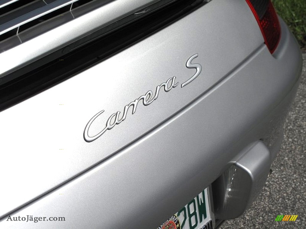 2005 911 Carrera S Coupe - Arctic Silver Metallic / Black photo #40