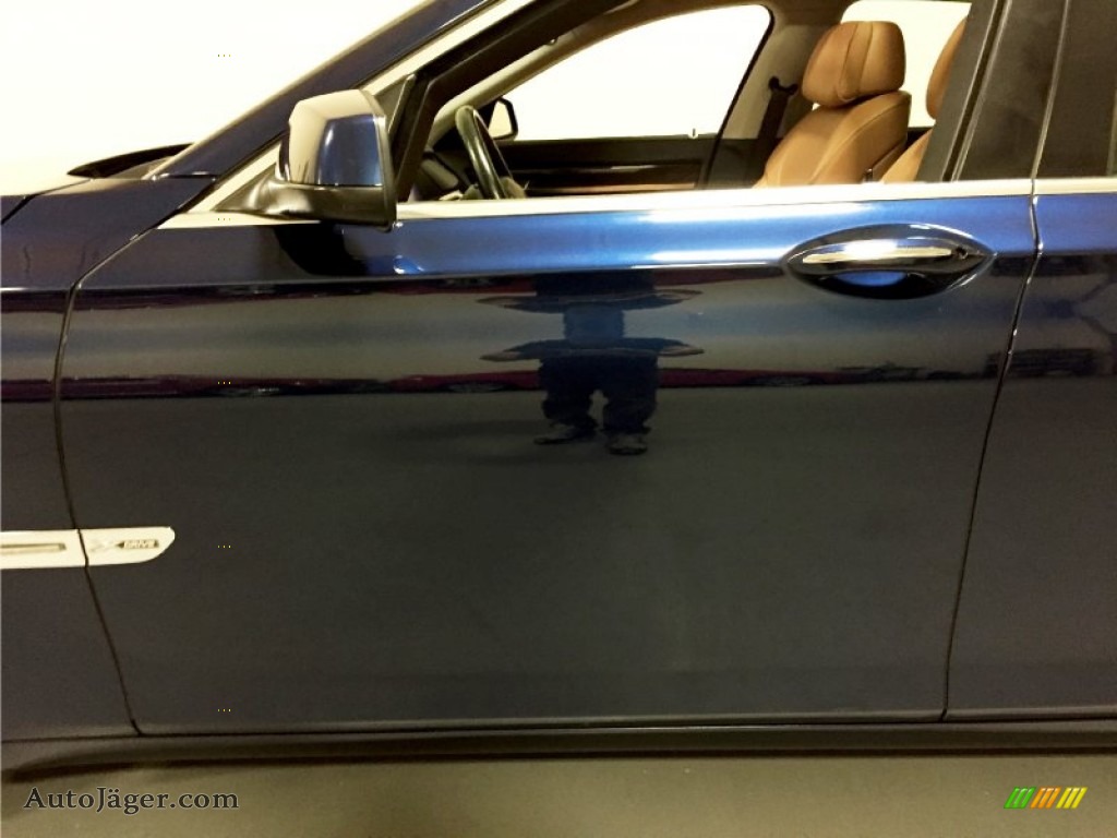 2010 7 Series 750i xDrive Sedan - Deep Sea Blue Metallic / Saddle/Black Nappa Leather photo #32