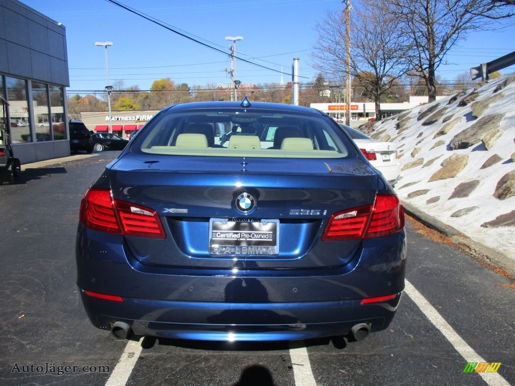 2013 Bmw 5 Series 535i Xdrive Sedan In Deep Sea Blue Metallic Photo 5 U68008 Auto Jager German Cars For Sale In The Us