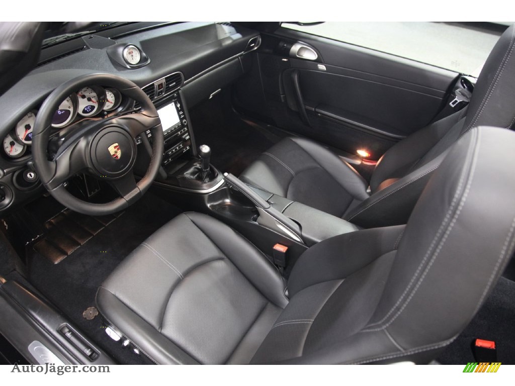 2012 911 Carrera S Cabriolet - Black / Black photo #6