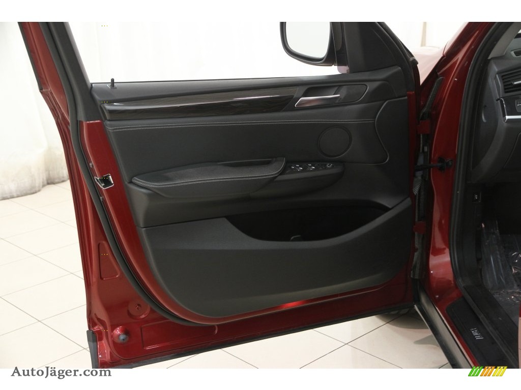 2012 X3 xDrive 28i - Vermilion Red Metallic / Black photo #4