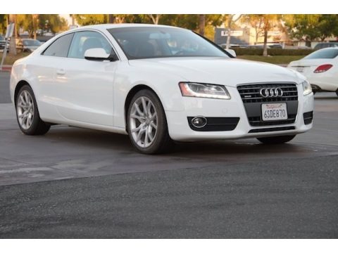 Glacier White Metallic 2012 Audi A5 2.0T quattro Coupe