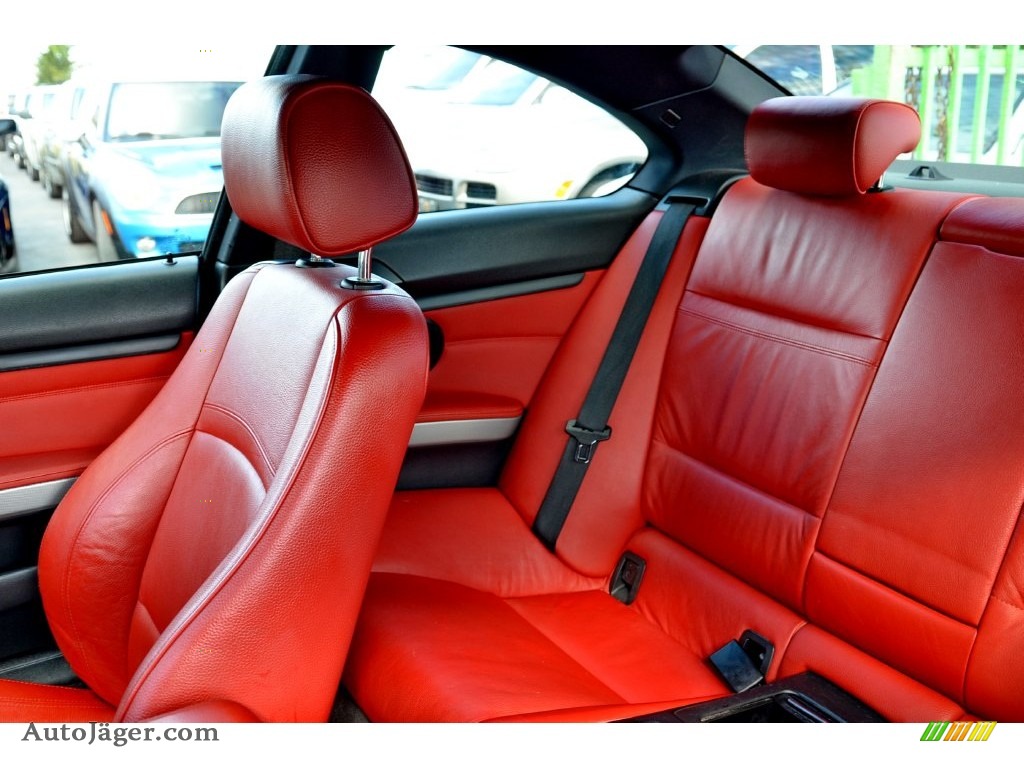 2011 3 Series 328i Coupe - Alpine White / Coral Red/Black Dakota Leather photo #45