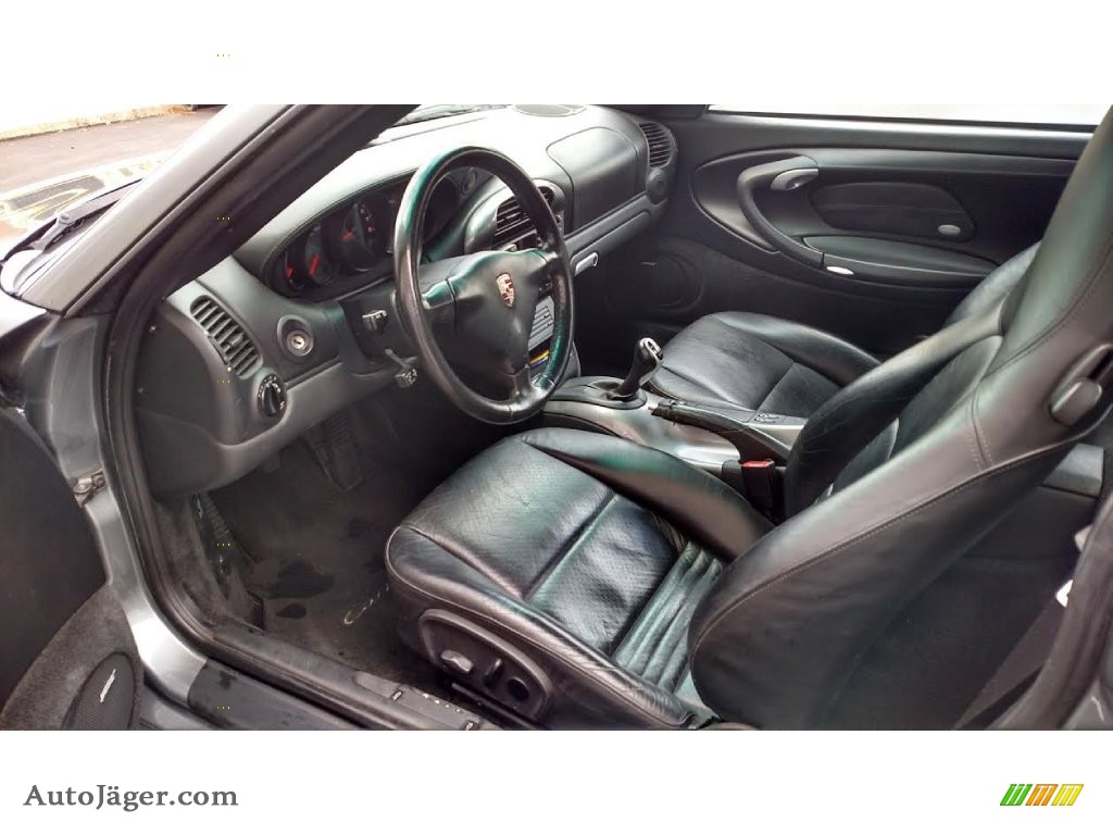 2003 911 Carrera 4S Coupe - Seal Grey Metallic / Black photo #4