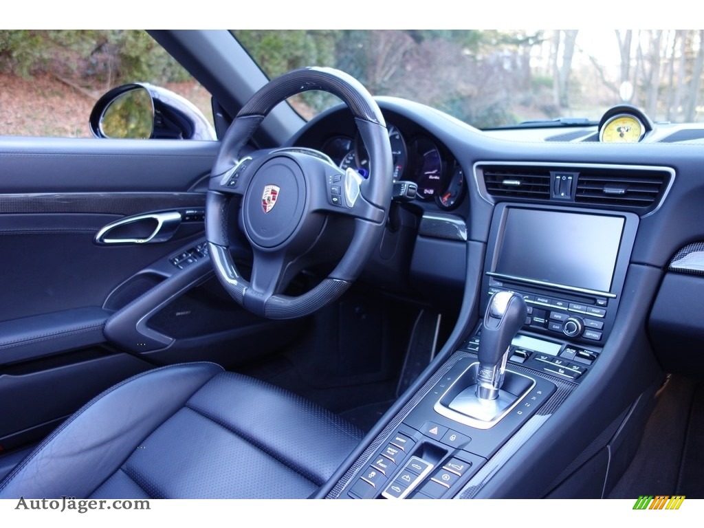 2014 911 Turbo S Cabriolet - Black / Black photo #18