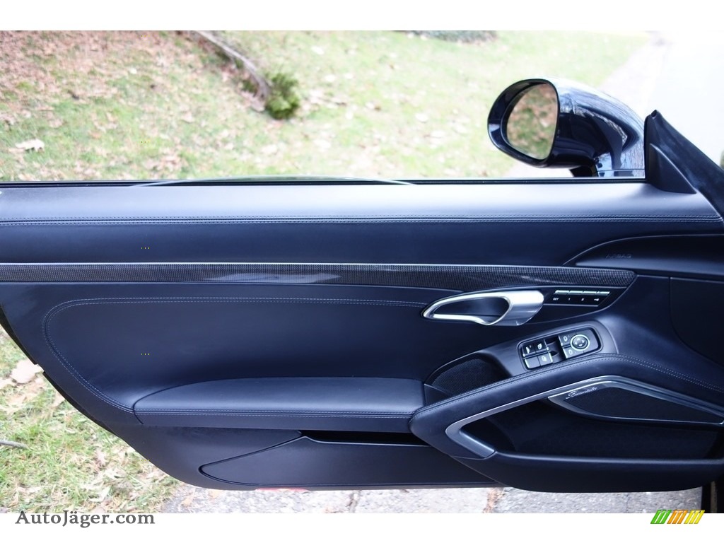 2015 911 Turbo S Cabriolet - Jet Black Metallic / Black photo #12
