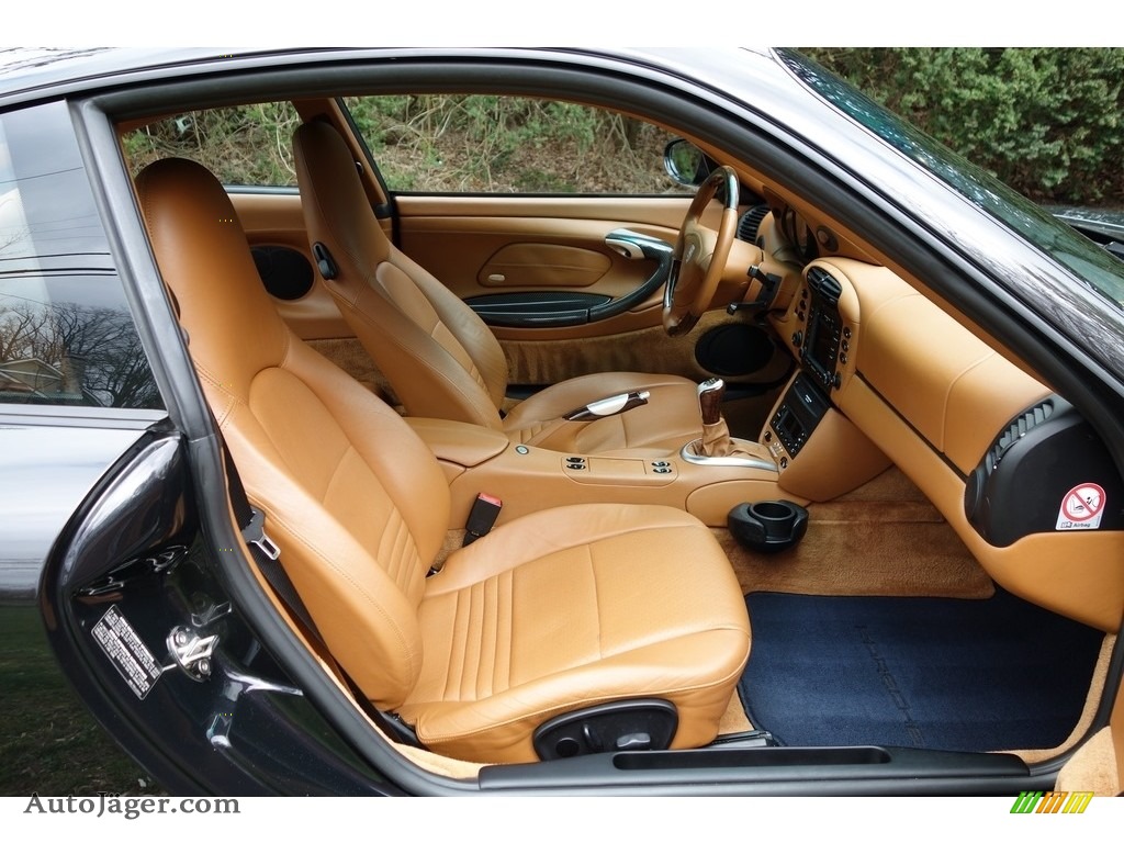 2000 911 Carrera 4 Millennium Edition Coupe - Violettchromaflair Metallic / Natural Brown photo #13