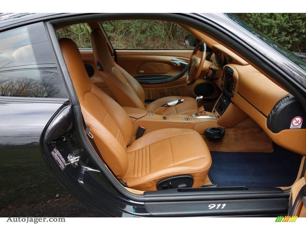 2000 911 Carrera 4 Millennium Edition Coupe - Violettchromaflair Metallic / Natural Brown photo #17