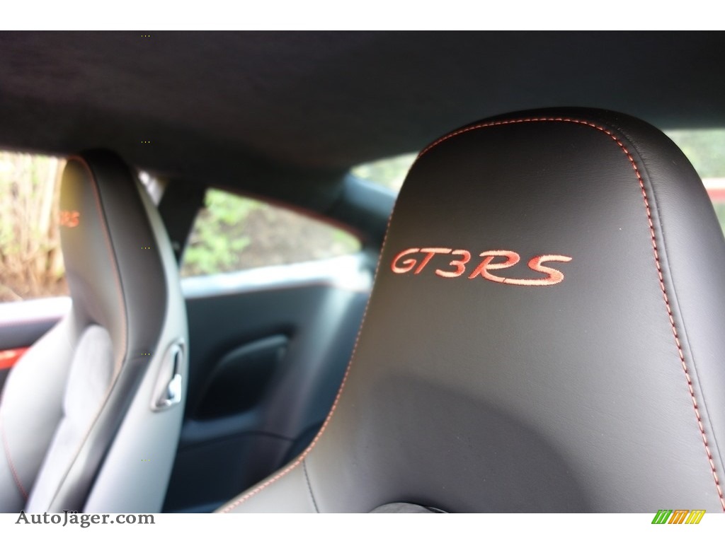 2016 911 GT3 RS - Lava Orange / Black photo #22